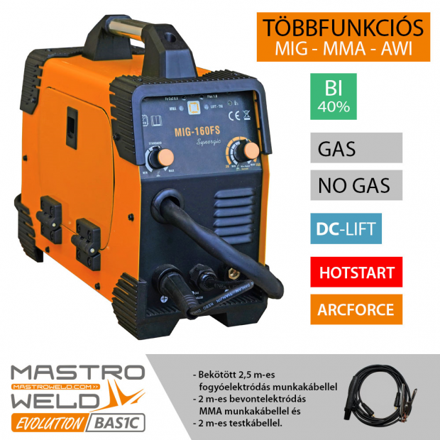 MIG-160 FS Hegesztő inverter