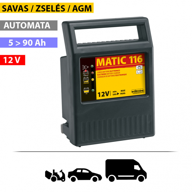 MATIC 116 Akkumulátor töltő