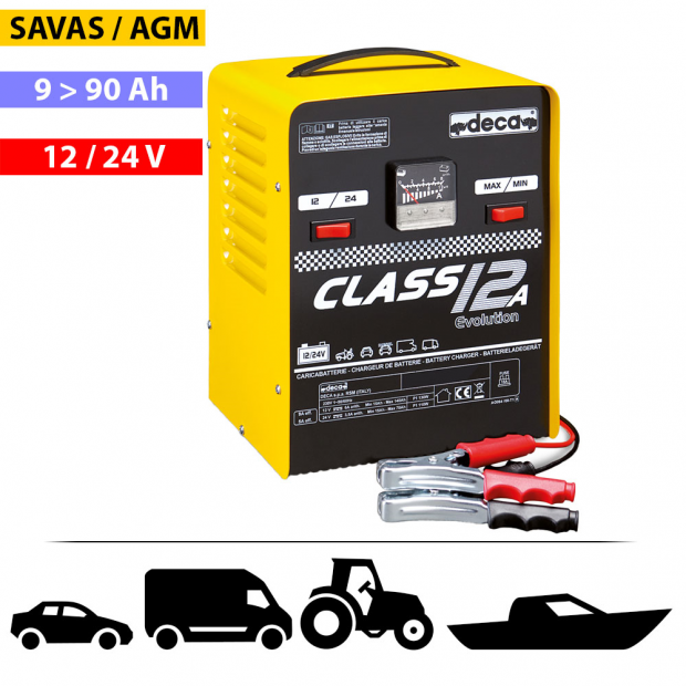 CLASS 12A akkumulátor töltő