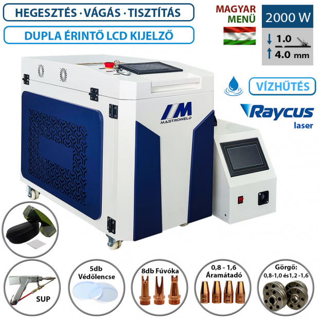MASTRO LASER-2000 S - lézer hegesztő, vágó és tisztító