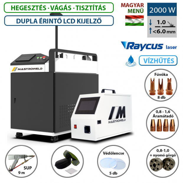 MASTRO LASER-2000 M - lézer hegesztő, vágó és tisztító