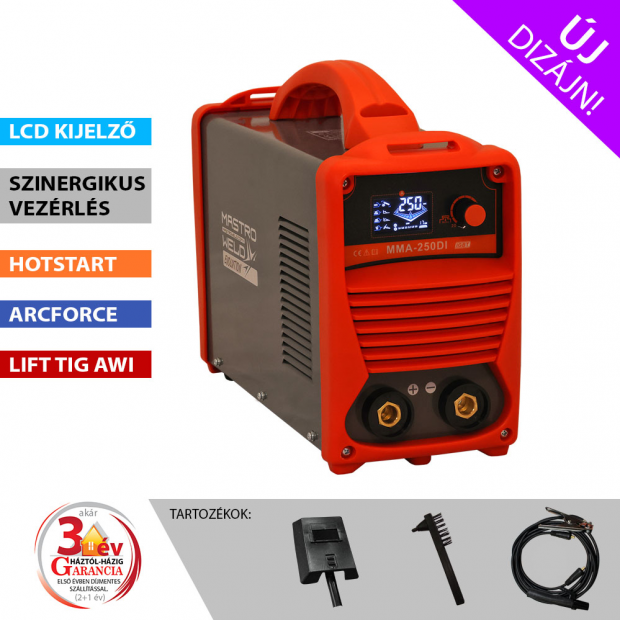 MMA-250 DI hegesztő inverter