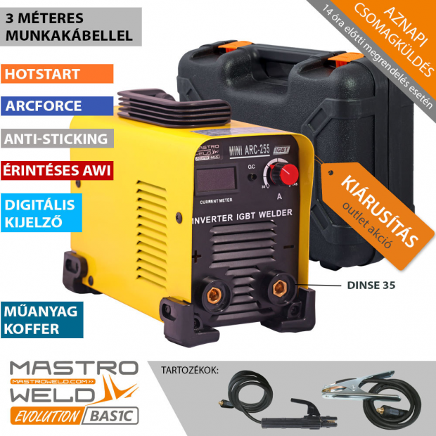 MINI ARC-255 hegesztő inverter
