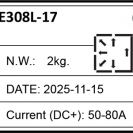 Hegesztő elektróda rozsdamentes E308-17 2,5mm 2kg - Mastroweld