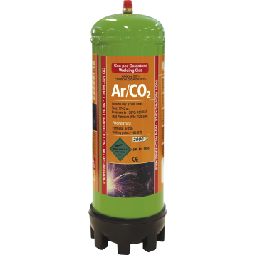 Egyszerhasználható gázpalack Ar/CO2 - 2,2 L