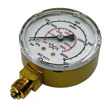 Manométer Ar/Co2 0-300 Bar 63mm
