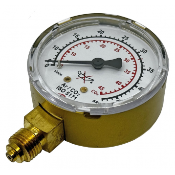 Manométer 32l/perc 63mm jelzés nélküli
