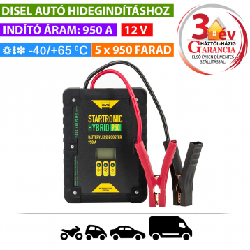 STARTRONIC 950 HYBRID szuperkondenzátoros indító