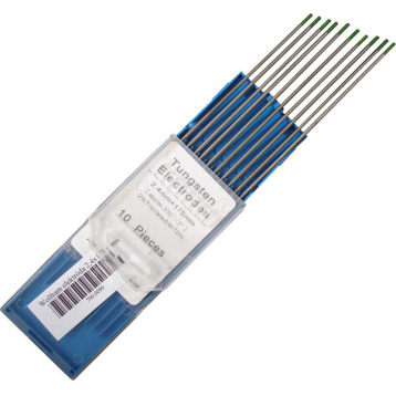 Wolfram elektróda 1,6x175mm zöld